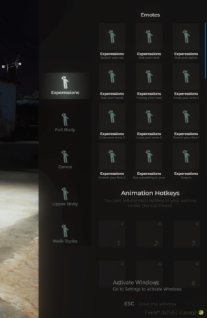 Emotes Menu FiveM System [Brand New Animations Added]