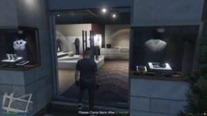 Store Door Locking Mechanism System [Standalone]