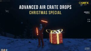 Festive Christmas Air Drop Event Setup