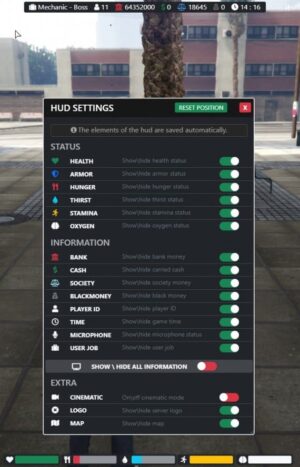 Advanced Status HUD System for Vehicles [V37]